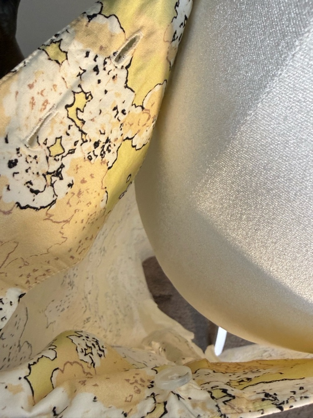 COS Floral Yellow Midi Wrap Skirt - Lightweight Summer Print - Picture 6 of 10